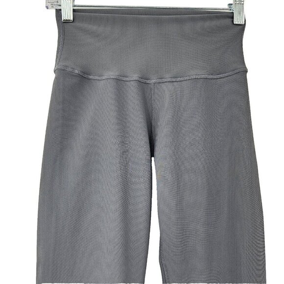 WILO Base Ribbed 7/8 Legging Gray Women’s Size S High Rise Activewear Athleisure - Picture 3 of 9